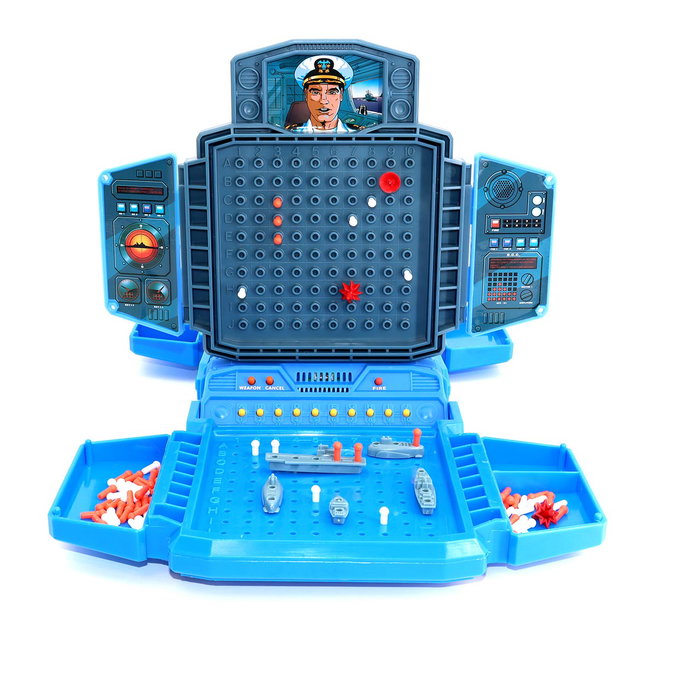 Tachan Hundir La Flota Electrónico - Juego de Mesa de Estrategia Naval para 2 Jugadores
