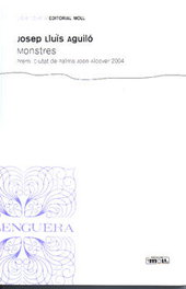 MOLL EDITORIAL Monstres-Premi Ciutat de Palma de Poesia, Josep Lluis Aguilo - MOLL EDITORIAL