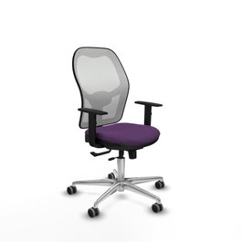 PIQUERAS Y CRESPO Silla de oficina Jorquera Morada con mecanismo Sincro/Traslack