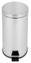 PROBBAX - SO-6030-MSSTL - Papelera de pedal - 29,5 cm de Ø x 65 cm de alto - 30 L - Acero brillante