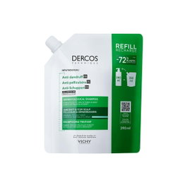 Vichy DERCOS Champú Anticaspa Cabellos Grasos Ecorefill 390 ml