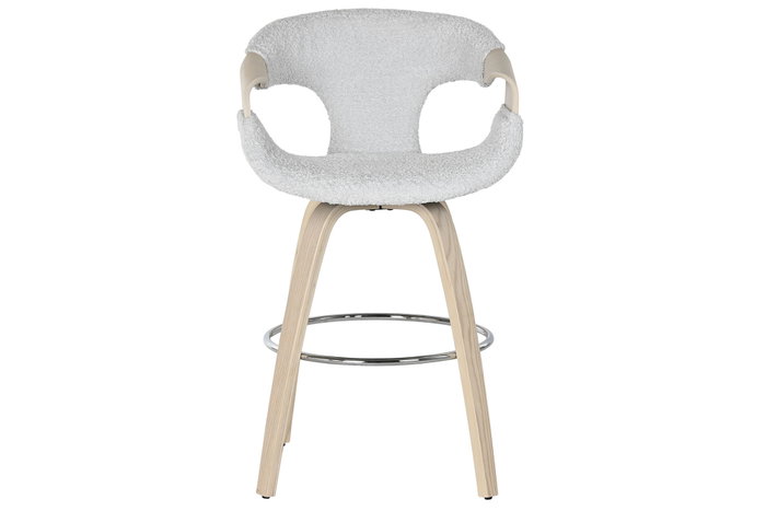 DKD Home Decor Taburete Gris 55.5 x 52.5 x 92.5 cm