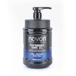 Novon Gel de Afeitado de Alto Rendimiento Ultra Hidratante, Piel Confortable y Suave, Facilita Deslizamiento Cuchilla, 1000ml