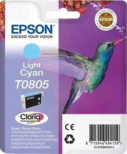 Epson Hummingbird Cartucho T0805 Cian Claro Epson Hummingbird Cartucho T0805 Cian Claro