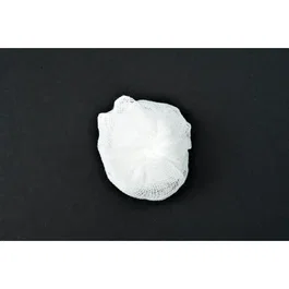 Kruuse Gasas De Pelota O4-5 cm 250 Unidades - Gasa de Algodón 100% de 17 Hilos, Alta Absorción y Pliegue sin Anillo de Silicona para Procedimientos Médicos