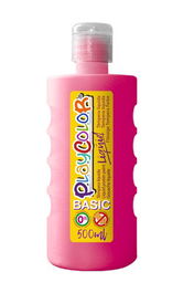 Tempera Playcolor Liqüid Liquida 500 Ml (Botella) Magenta (Set de 6)