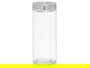 Vivalto Tarro de Vidrio con Tapa de Acero 2,3L Transparente 11 x 27.3 x 11 cm (Set de 12)