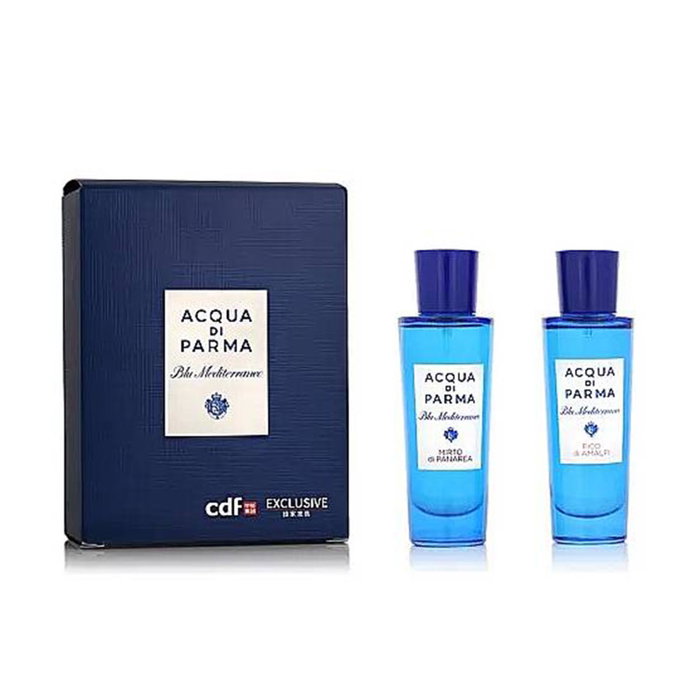 Acqua di Parma Set Blu Mediterraneo Fico di Amalfi y Mirto di Panarea 30 ml cada uno