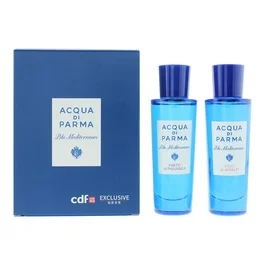 Acqua di Parma Blu Mediterraneo Set: Fico di Amalfi y Mirto di Panarea Eau De Toilette 30 ml
