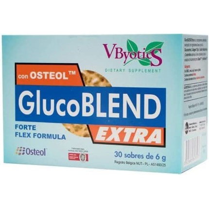 VBYOTICS GLUCOBLEND extra con OSTEOL 30 sobres