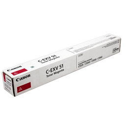 Canon C-EXV 51 Tóner Original Magenta 0483C002 para imageRUNNER ADVANCE C5535, C5540, C5550, C5560, DX C5735, DX C5740, DX C5750, DX C5760