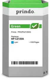 Prindo Cartucho de tinta cian PRIHPCZ130AG Green