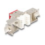 DeLOCK 88115 Módulo Keystone RJ45 hembra a LSA Cat.6A montaje sin herramientas rojo (10 piezas)