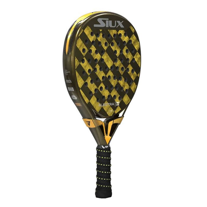 Pala de Pádel Siux Electra Stupa Pro St4 Amarillo Pala de Pádel Siux Electra Stupa Pro St4 Amarillo