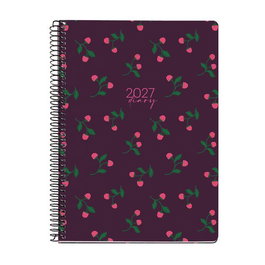 Agenda Anual (2026-27) Miquelrius 18 Meses Espiral Tapa Extra Plus 4º 155X213 S/V Apais. Berries