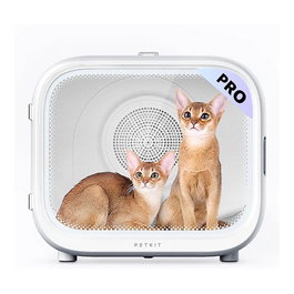 Petkit AirSalon Max Pro HG-P-EU Secador para Gato Silencioso, Control por App, UVC, Blanco, Plástico