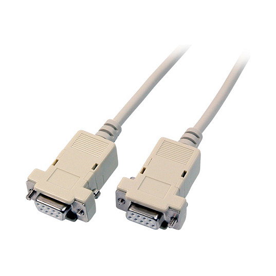 EFB Elektronik Cable serie Laplink 2x DSub 9 Hembra, 3m, Beige EFB Elektronik Cable serie Laplink 2x DSub 9 Hembra, 3m, Beige