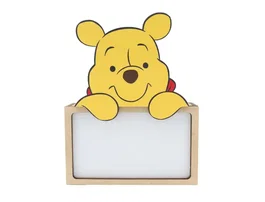 Wondee Lámpara de noche de madera personalizable Winnie the Pooh