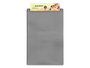 Mascow Alfombra Antideslizante para Comedero de Mascota Gris Plástico TPR 30x52.7x0.5 cm (Set de 12)