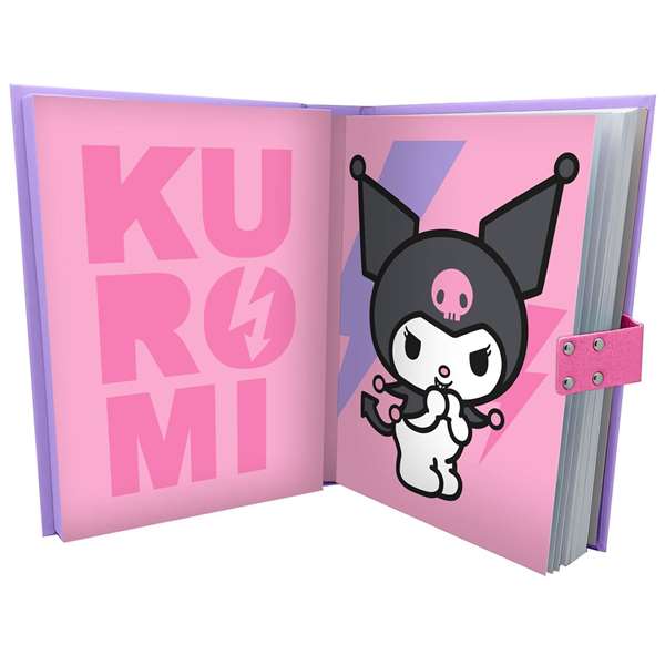 Kids Euroswan Diario Secreto Electrónico con Sonido Kuromi para Niños