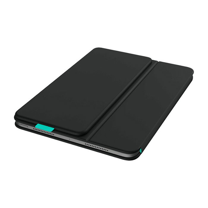 Logitech Flip Folio Teclado QWERTY Internacional EE.UU. Grafito para iPad Pro 11 pulgadas (M4) y iPad Air 11 pulgadas (M2, M3, 5a generación), Inalámbrico, Bluetooth
