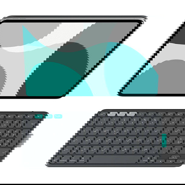 Logitech Flip Folio Teclado QWERTY Internacional EE.UU. Grafito para iPad Pro 11 pulgadas (M4) y iPad Air 11 pulgadas (M2, M3, 5a generación), Inalámbrico, Bluetooth