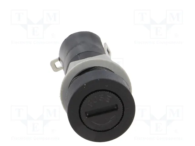 Stelvio Kontek Portafusibles para Panel 5x20mm 10A 250VAC Stelvio Kontek Portafusibles para Panel 5x20mm 10A 250VAC