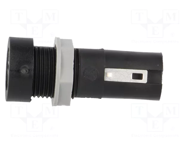 Stelvio Kontek Portafusibles para Panel 5x20mm 10A 250VAC Stelvio Kontek Portafusibles para Panel 5x20mm 10A 250VAC