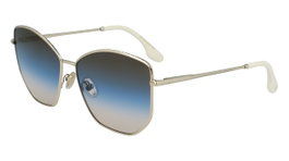 Victoria Beckham VB225S-734 con cristales azules y detalles dorados