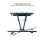 TooQ LP7846TN-B Soporte de Pared Giratorio e Inclinable para TV 32-70" hasta 40kg, Nivelable, VESA Universal, para Pantallas Curvas, Negro