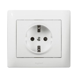 Legrand 771063 Toma de corriente Galea ultrawei Tipo F Blanco