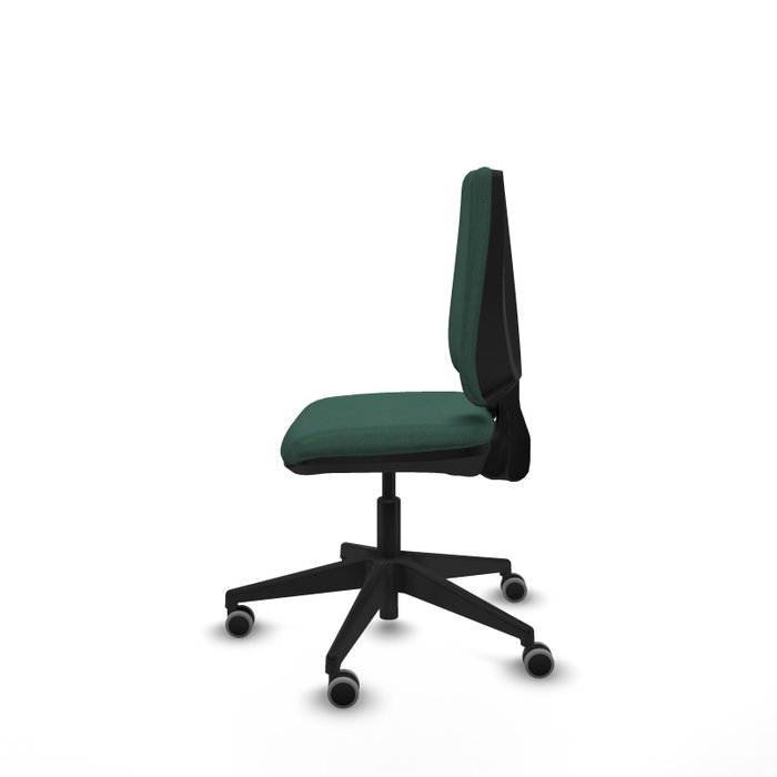 PIQUERAS Y CRESPO Silla de oficina Elche Verde botella sin brazos