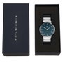 Daniel Wellington DW00100776 con correa gris y esfera azul
