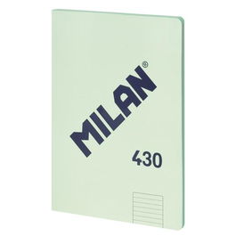 Milan Libreta Encolada A4 95g Pautado 1 Línea 7mm Serie 1918 Verde (Pack 3 Unidades) (3 Unidades)