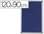 Q-connect Tablero de Anuncios Mural Grande de Fieltro Azul 120x90 cm para Uso Interior