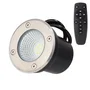 Foco LED de Jardín Empotrable 5W IP65 CCT Temperatura Color Regulable con Control Remoto para Suelo, Pared, Techo