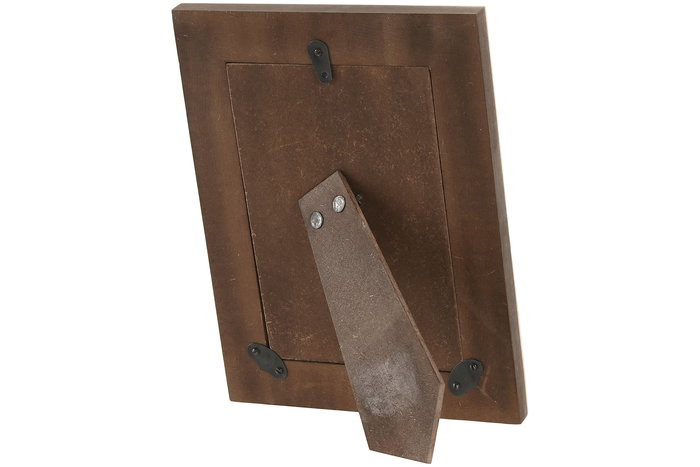 DKD Home Decor Marco de Foto 10X15 Blanco Resina 1.8 x 20 x 15 cm (4 Unidades)