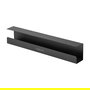 LogiLink KAB0070 Bandeja para cables de escritorio, acero, negro, 600 x 76 x 114mm