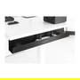 LogiLink KAB0070 Bandeja para cables de escritorio, acero, negro, 600 x 76 x 114mm