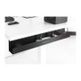 LogiLink KAB0070 Bandeja de gestión de cables para montaje bajo escritorio, Negro