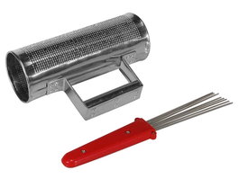Hayman Güiro de Acero con Cepillo 3 x 8 pulgadas