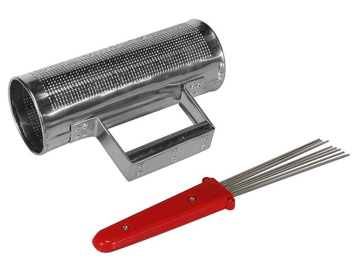 Hayman Güiro de Acero con Cepillo 3 x 8 pulgadas Hayman Güiro de Acero con Cepillo 3 x 8 pulgadas