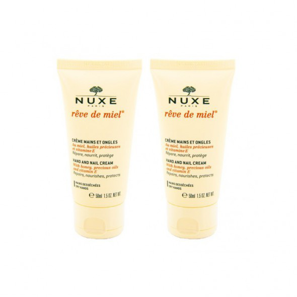 Nuxe Rêve de Miel Crema de Manos y Uñas 2x50 ml Nuxe Rêve de Miel Crema de Manos y Uñas 2x50 ml