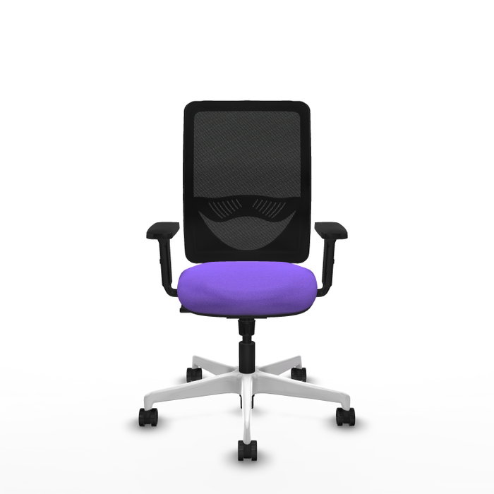 PIQUERAS Y CRESPO Silla de oficina Zulema con mecanismo Sincro, Lila y Negro PIQUERAS Y CRESPO Silla de oficina Zulema con mecanismo Sincro, Lila y Negro