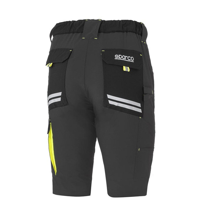 Sparco Pantalon Corto Light Tech Talla XL Gris-Amarillo S02428GSGF4XL