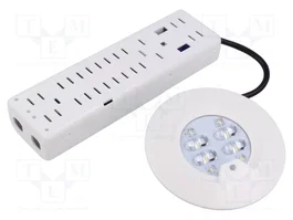 EATON ELECTRIC RoundTech Marco de Iluminación de Emergencia LED Blanco