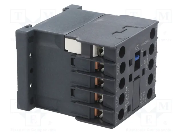 SCHNEIDER ELECTRIC Contactor TeSys D 4-polar 24VDC 10A CA4KN31BW3