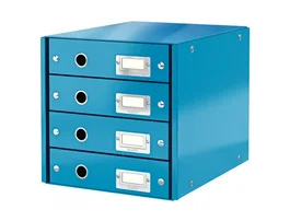 LEITZ Módulo de 4 cajones Click&Store Plegable Azul