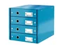 LEITZ Módulo de 4 cajones Click&Store Plegable Azul