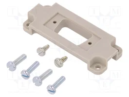 HARTING Adaptador de montaje Han 10A - D-Sub 9